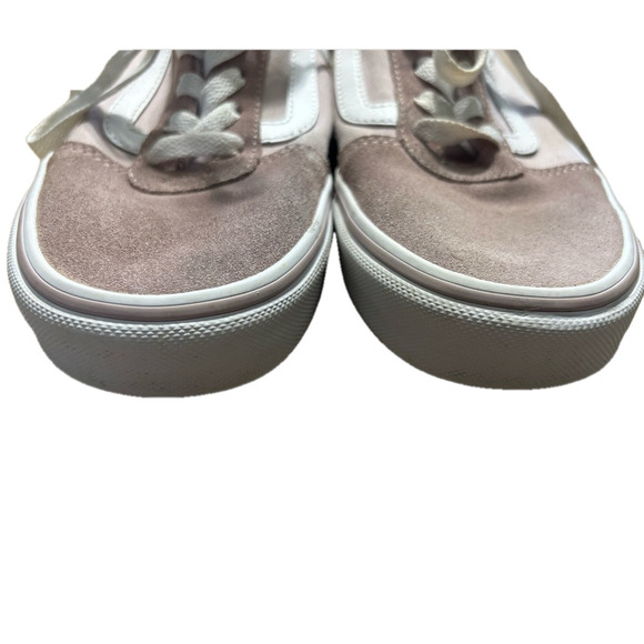 Vans Old Skool light pink Size 8.5 preowned Low top side stripe - Picture 7 of 7